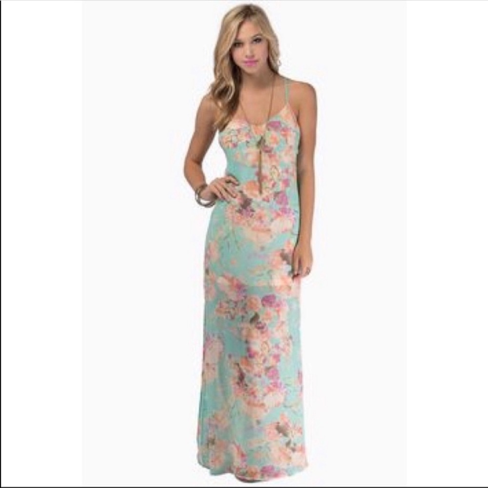 Floral Sheer Maxi